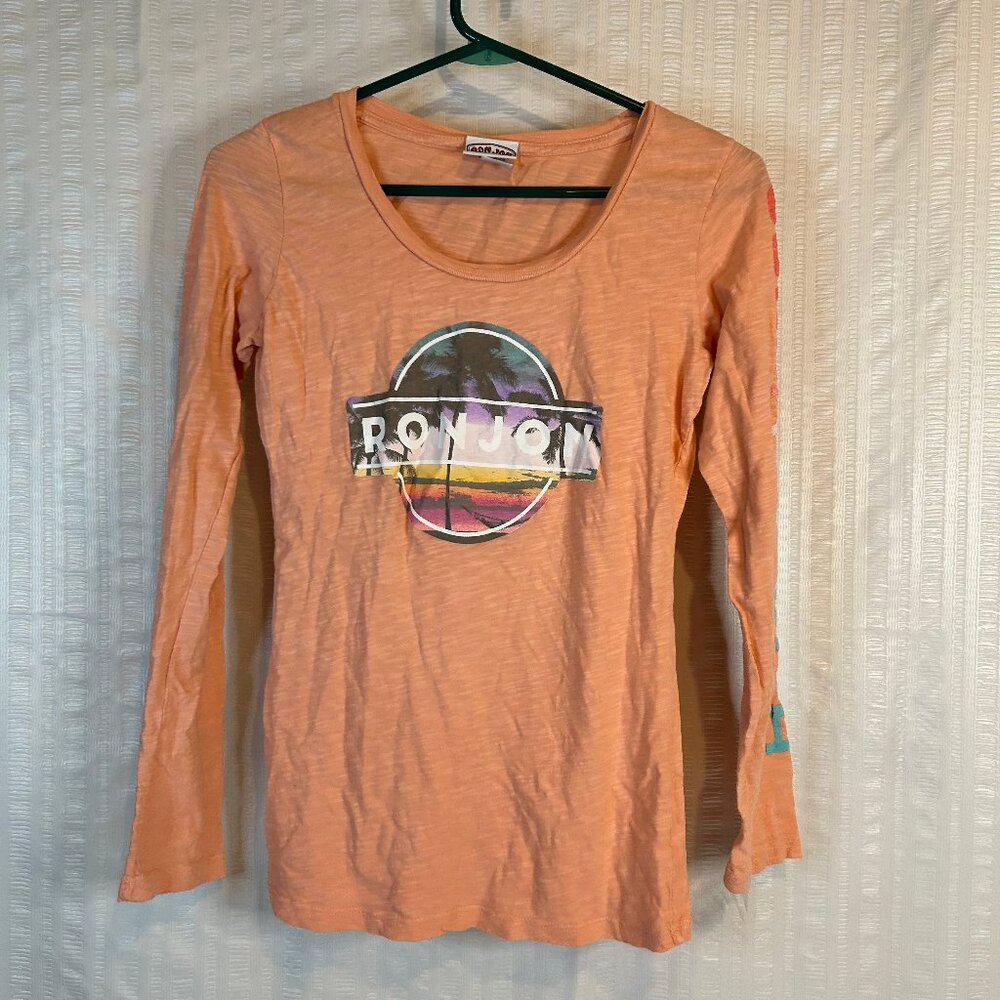 Ron Jon Cocoa Beach Graphic Tee Womens Sz S